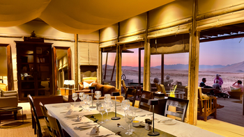 Wolwedans Dune Camp: Speisesaal