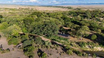 Basecamp Masai Mara: Überblick Camp Vogelperspektive