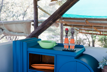 Boteti River Camp: Anrichte