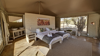 Malansrus Tented Camp Malansrus Tented Camp: Bett und Waschbecken