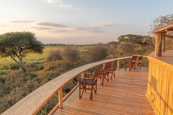 Oliver's Camp: Blick vom unteren Deck