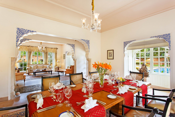 The Oberoi Rajvilas: Kohinoor Suite Private Dining