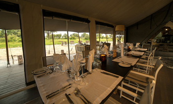 Gomoti Plains Camp: Zentrale Einrichtungen