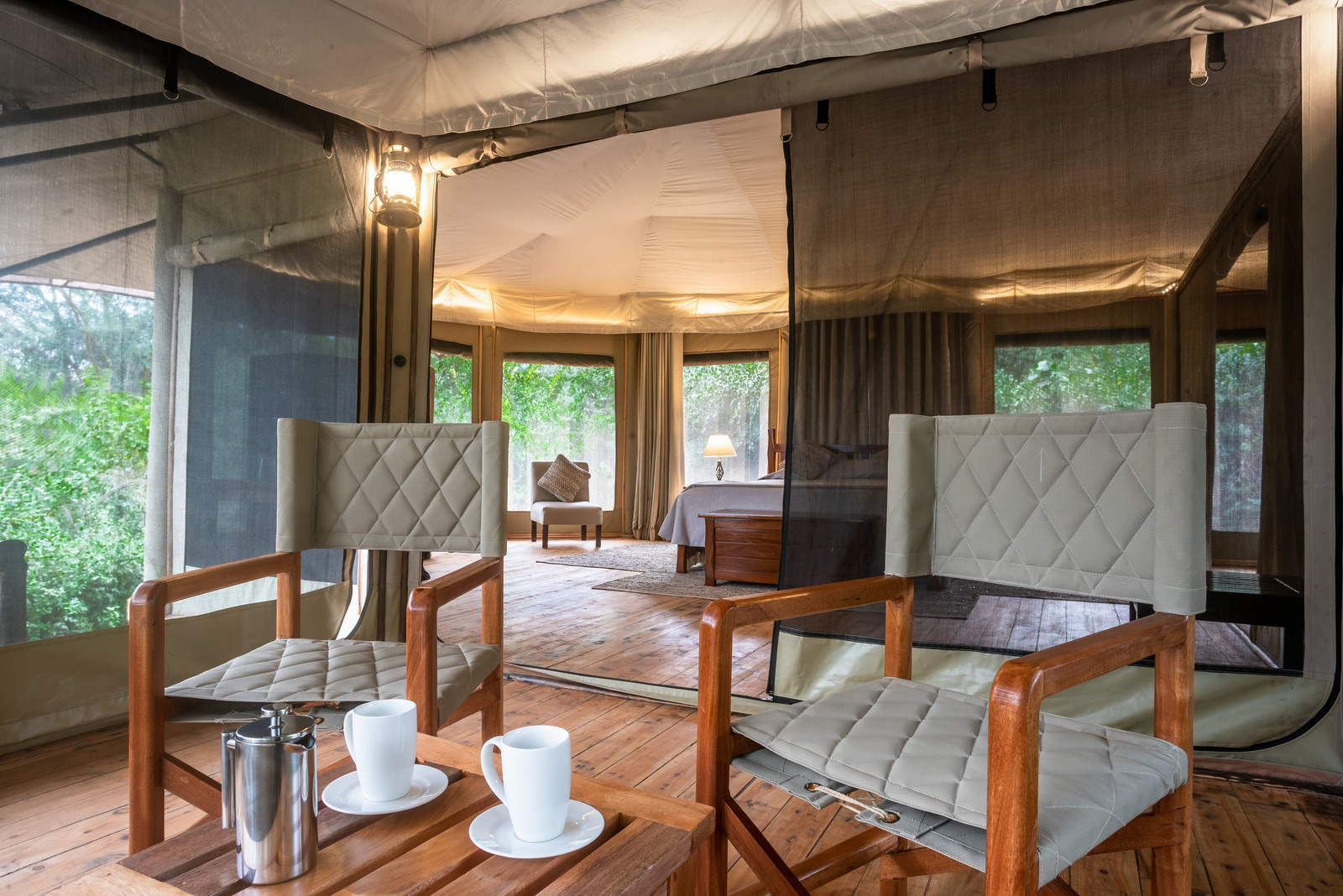 Ilkeliani Camp Ilkeliani Camp: Kaffee im Zelt