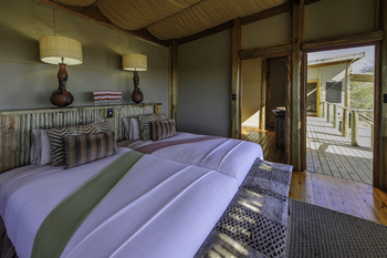 Kalahari Plains Camp: Schlafzimmer
