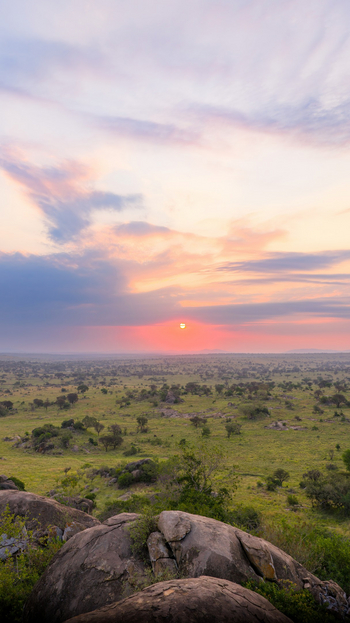 Warangi Ridge: Sonnenuntergang