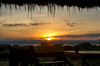 Lake Burunge Tented Lodge: Sonnenuntergang