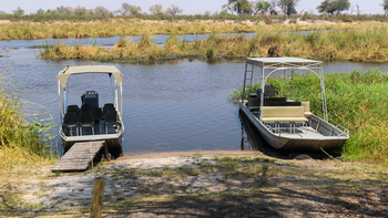 Lianshulu Lodge Lianshulu Lodge: Anlegestelle