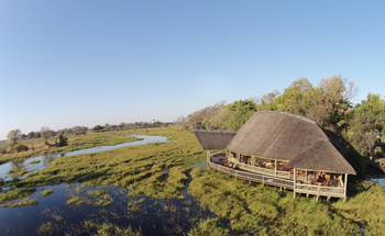 Moremi Crossing: Luftbild