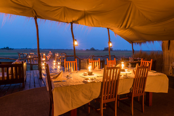 Mukambi Busanga Plains Camp: Dinner Table