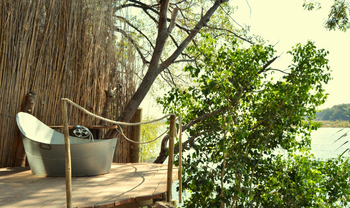 Ngepi Camp: Gästebad