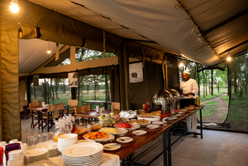 Serengeti Kati Kati Tented Camp: Dinner Buffet