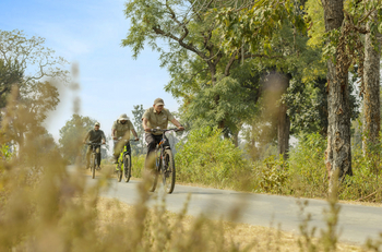 Bori Safari Lodge: Mountainbike-Tour