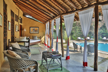 Jim's Jungle Retreat: Swimming Pool