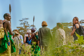 Kitich Forest Camp: Gäste mit Samburu Guides