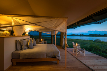 Kuthengo Camp: Gästezelt