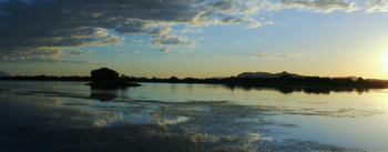 Otjiwa Mountain Lodge: See mit Hochwasser