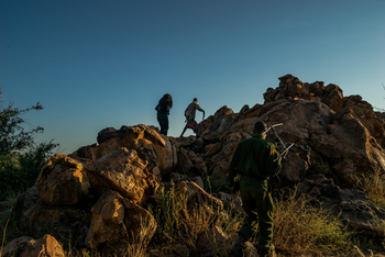 Saruni Rhino Camp: Felsklettern