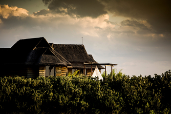 Segera Retreat: Villa hinter einer Hecke