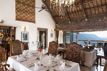 Lake Manyara Kilimamoja Lodge: Essbereich