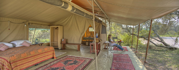 Ol Pejeta Bush Camp: Gästezelt mit Terrasse