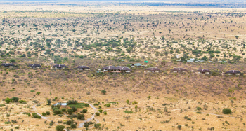 Tau Pan Camp Tau Pan Camp: Luftbild