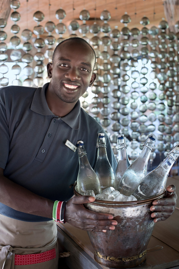 andBeyond Kichwa Tembo Tented Camp: Mineralwasser