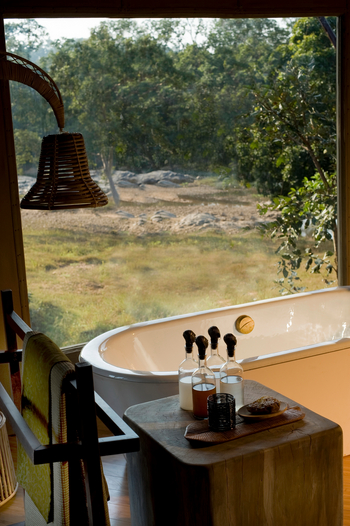 Banjaar Tola: Blick aus dem Gästebad