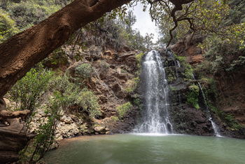 Borana Lodge Borana Lodge: Blick auf Wasserfall