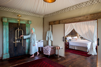 Duba Plains Suite: Gästebad