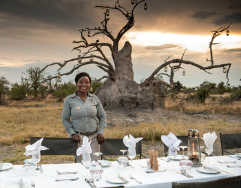 Gomoti Private Camp Gomoti Private Camp: Kellnerin Kelly