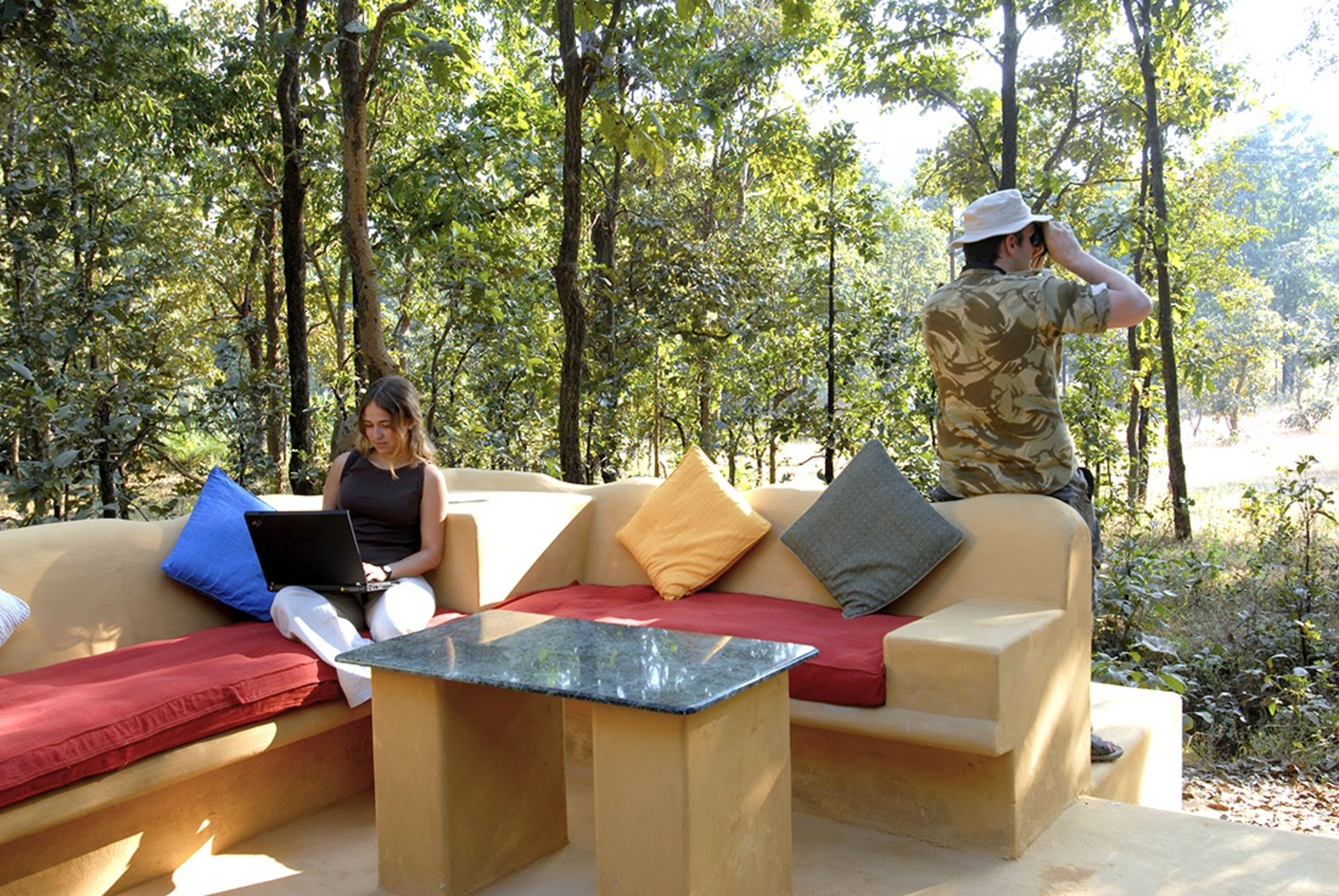 Kipling Camp Kipling Camp: Sitzecke im Freien