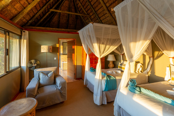 Leroo La Tau Lodge: Familieneinheit - Einzelbetten