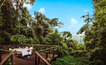 One and Only Nyungwe House: Private Dining Deck
