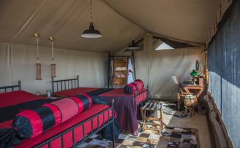 Shu'mata Camp: Gästezeltinterieur