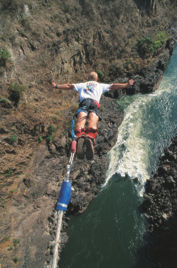 Victoria Falls Hotel: Bungee Jumping