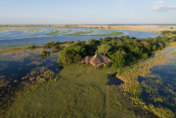 Chobe Savanna Lodge: Luftbild
