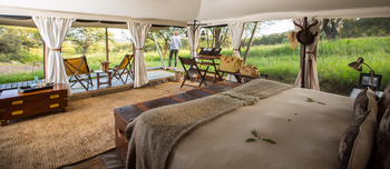 Elewana Serengeti Pioneer Camp: Zeltinterieur
