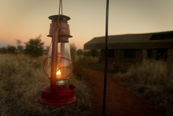 Hwange Bush Camp: Laterne