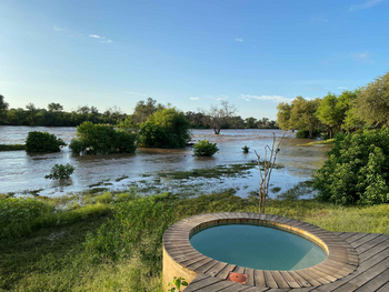 Koro River Camp: Hochwasser