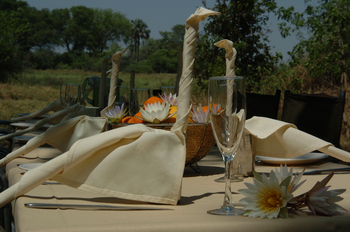 Macatoo Camp: Gedeckter Tisch