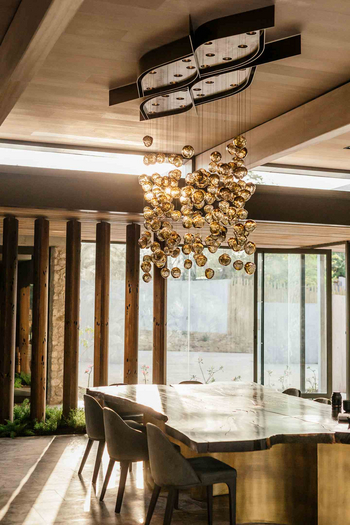 Cheetah Plains Mvula House: Blick aus dem Esszimmer