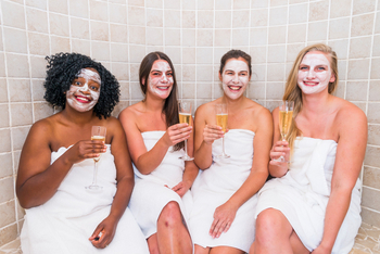 David Livingstone Safari Lodge: Gäste im Spa