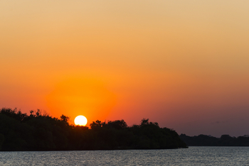 David Livingstone Safari Lodge: Sunset
