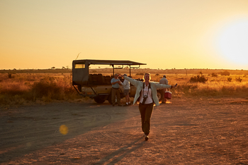 Camp Savuti: Fröhlicher Gast