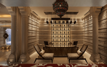 ITC Mughal Hotel: Spa Rezeption