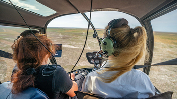 King Lewanika Lodge: Ausflug mit dem Hubschrauber