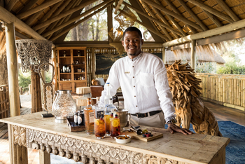 Sitatunga Private Island Suite: Küche