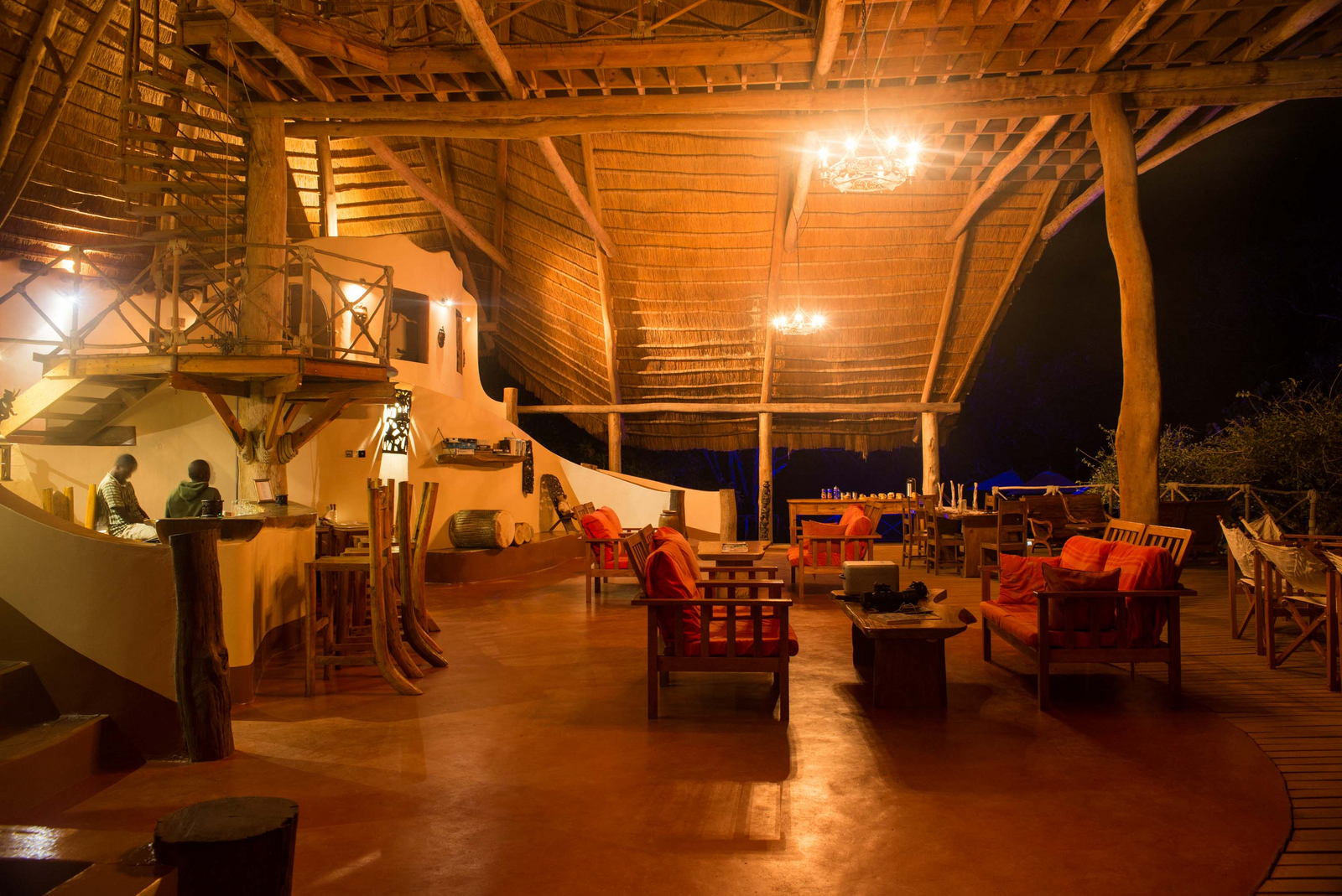 Tongole Wilderness Lodge Tongole Wilderness Lodge: Bar und Lounge