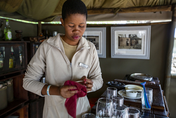 Meno A Kwena Camp Meno A Kwena Camp: Barbereich